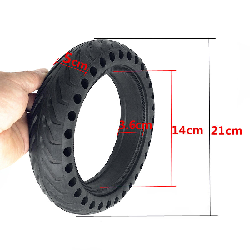 Neumáticos de repuesto para patinete eléctrico Mijia M365, llantas de goma sólida, 1 piezas, 8 1/2x2