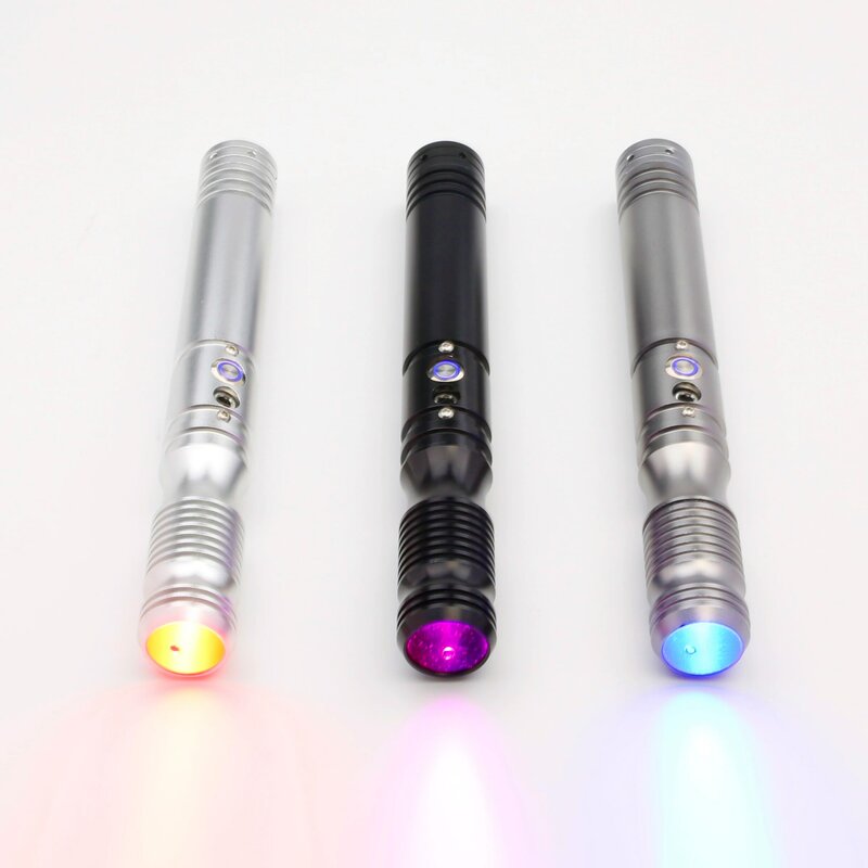 TXQSABER Lightsaber Neo Pixel RGB gładka huśtawka ciężka metalowa rękojeść FX Force 12 kolor Blaster blokada światła laserowy miecz zabawka