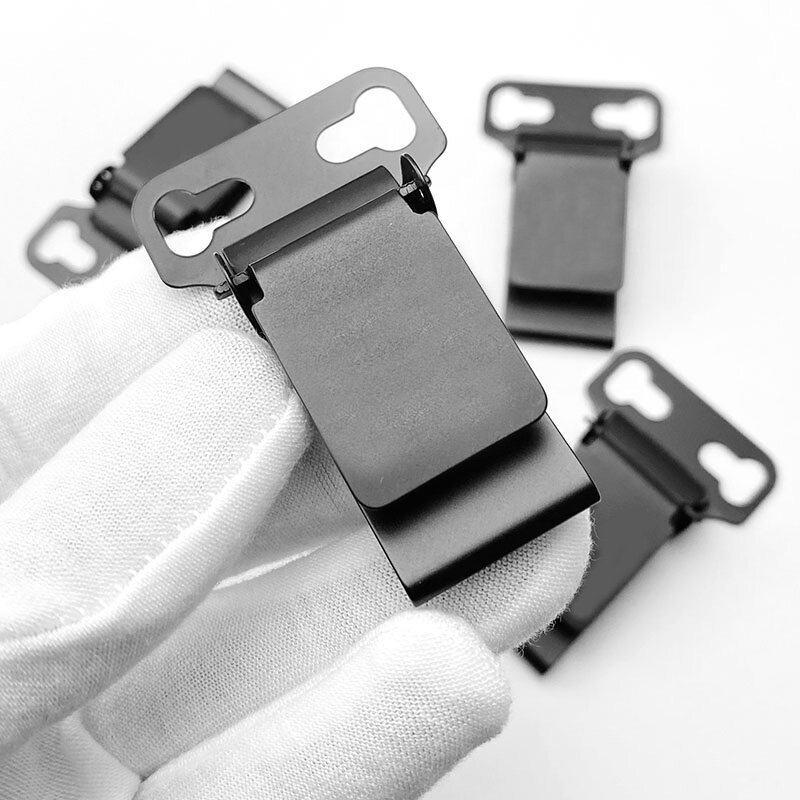 1Piece Universal Stainless Steel UT Clips Knife Sheath Back Clip K Sheath Waist Clip Accessories Scabbard Carrying Holster Clip