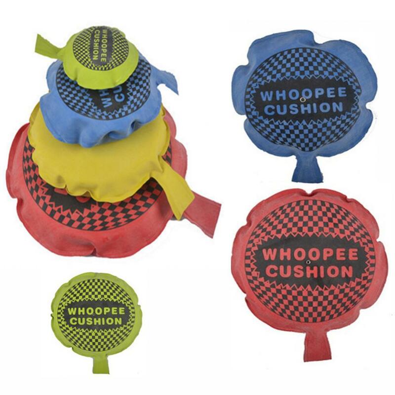 1Pc Funny Whoopee Cushion Jokes Gags Pranks Maker Trick Whoopy Balloon Fart Pad Novelty Whoopee Cushion Pad Tricky Joke Gag