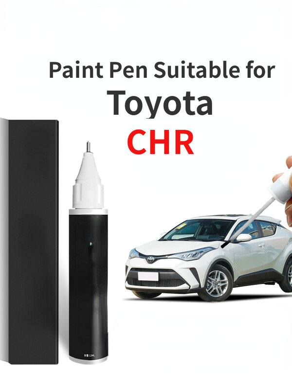 Toyota chrに適したペイントペン,車用品,ビーズ,白,完全なコレクション,車のペイントアクセサリー