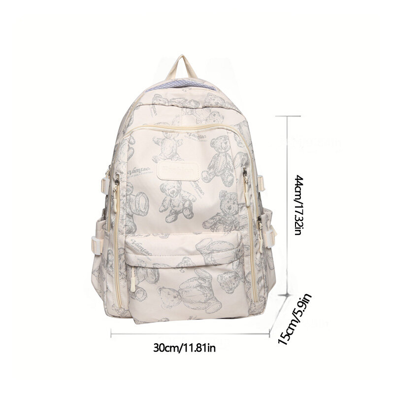 New high-capacity fashionable and versatile backpack for male and female high school students on campus
