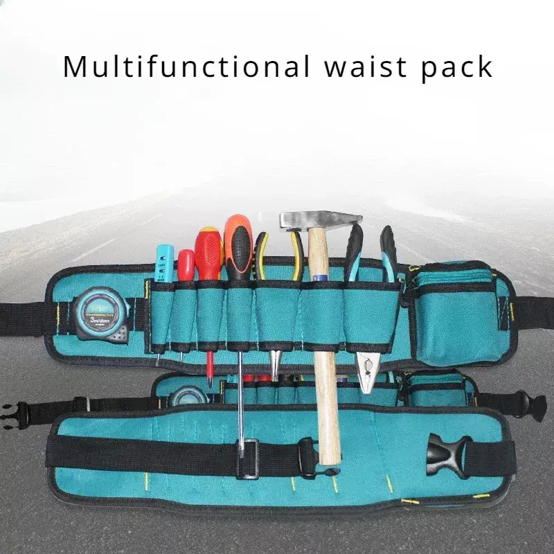 Electrician Maintenance Wear-resistant Oxford Cloth Waterproof Tool Kit Hardware Tool Waist Pack Tool Kit