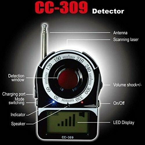 CC309 bezprzewodowy sygnał pełnozakresowy detektor ukryta kamera wykrywacz błędów anty szpieg detektor anty szczery aparat fotograficzny