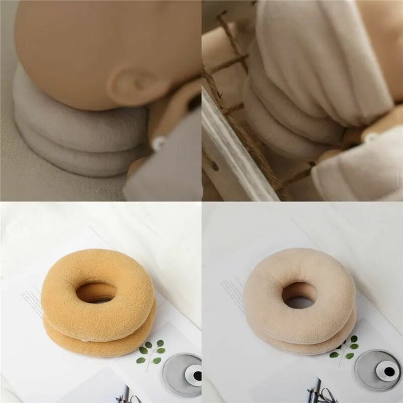 Jednokolorowa poduszki dla niemowląt wygodna, oddychająca poduszka na poduszkę rekwizyty fotograficzne z poduszką dla noworodka