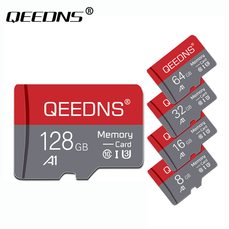 Kartu memori mikro kelas 10, 128GB Mini tf kartu flash 32GB kualitas tinggi 256GB tf USB flash sd kartu hadiah adaptor
