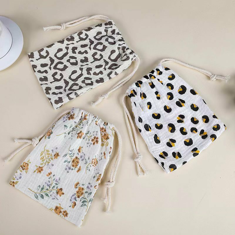 Sacos de bebê de algodão string fralda empilhadores caddy organizador bolsa de fraldas bebês acessórios do bebê essentials saco de fraldas