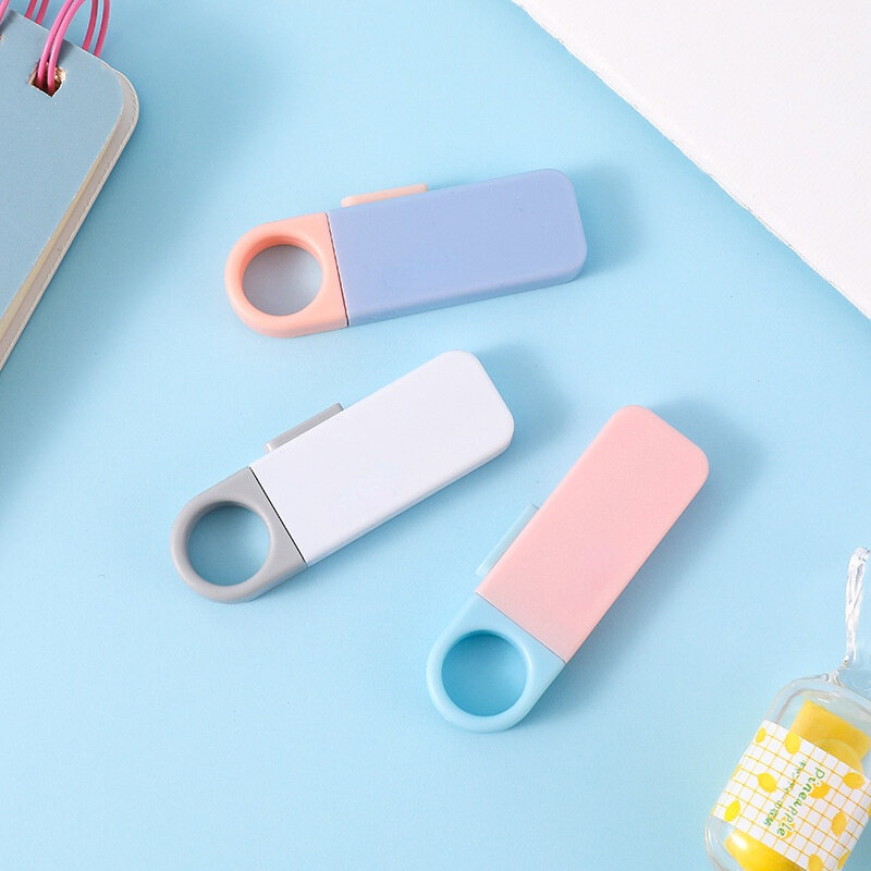 Симпатичный миниатюрный переносной нож, USB флэш-диск в форме Экспресс-коробки, нож для резки бумаги, Открыватель конвертов, канцелярские принадлежности для обертывания крафт-бумагой
