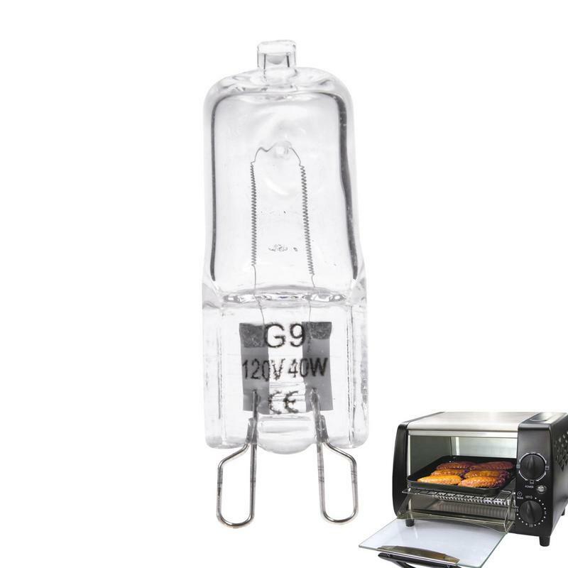 Долговечная галогенная лампа G9 для духовки холодильника, вентиляторов, 40 Вт, 500 ℃