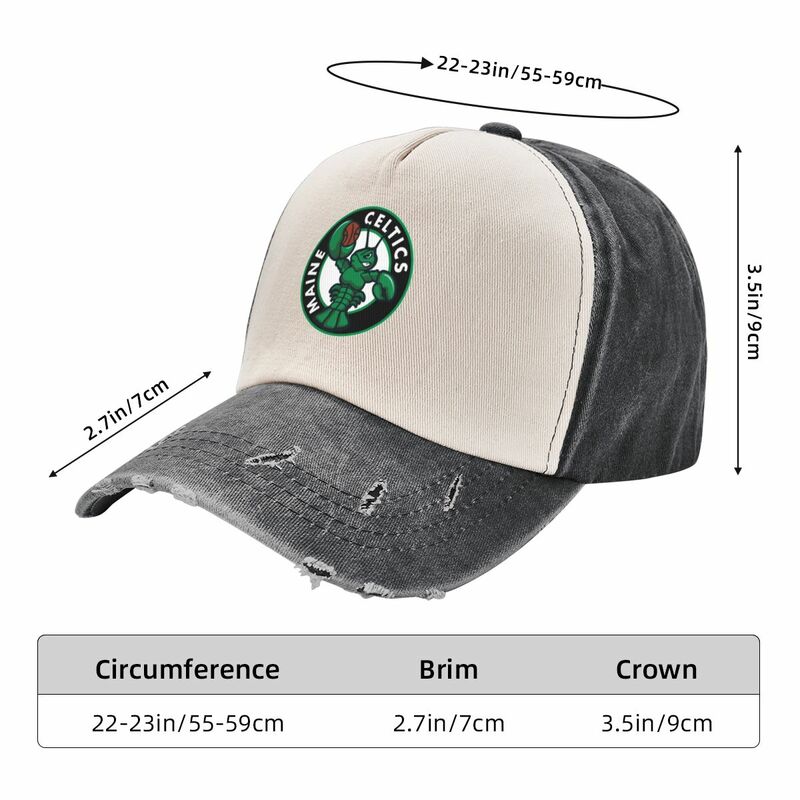 Celtics Maine Baseball Cap Snapback Cap Uv Protection Solar Hat Women's 2024 Men's