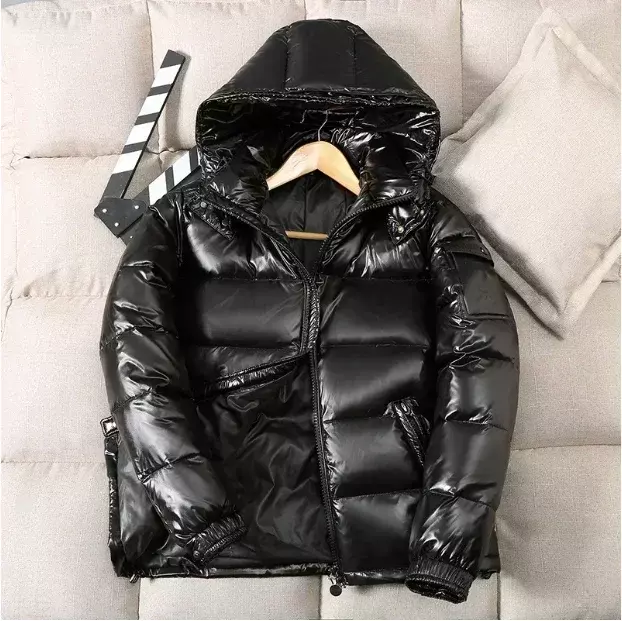남성용 겨울 다운 재킷, 짧은 고품질 트렌드 워시 인, 잘 생긴 패션 브랜드, 가볍고 두꺼운 코트, 4XL, 신상