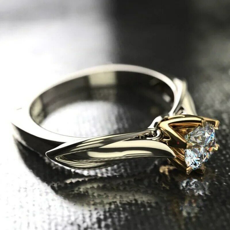 Pure 18K Gouden Ring Voor Vrouwen Natuurlijke Moissanit Ringen Met Edelstenen Mooie Sieraden Koppels Bruiloft Accessoires Nieuwe Trend 2023