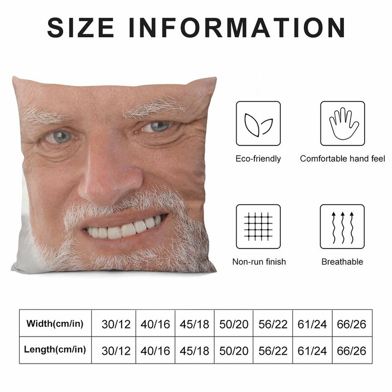 Hide the Pain Harold Meme - Sad Guy Throw Pillow Sitting Cushion Cushion Child