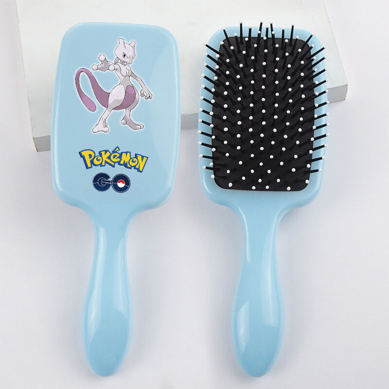 Pokemon Pikachu Mewtwo Arceus Gengar Macaron Air Cushion Comb Air Bag Massage Home Smoothing Fluffy Portable Hairdressing Comb