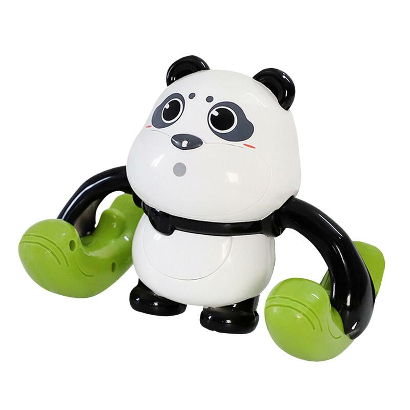 Juguete de Panda gateando, luz intermitente enrollable para fiesta, recuerdo de cumpleaños preescolar