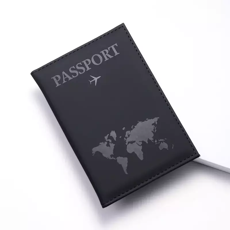 Customized EU European Union Passport Cover Couple Map Passport Book Covers Women Travel Personalised Wedding Wedding Gift