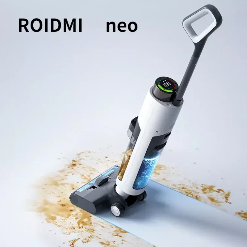 New ROIDMI NEO Intelligent Wireless Washing Machine Suction and Drag Integrated Self-cleaning Household Hand-held Vacuum Cleaner