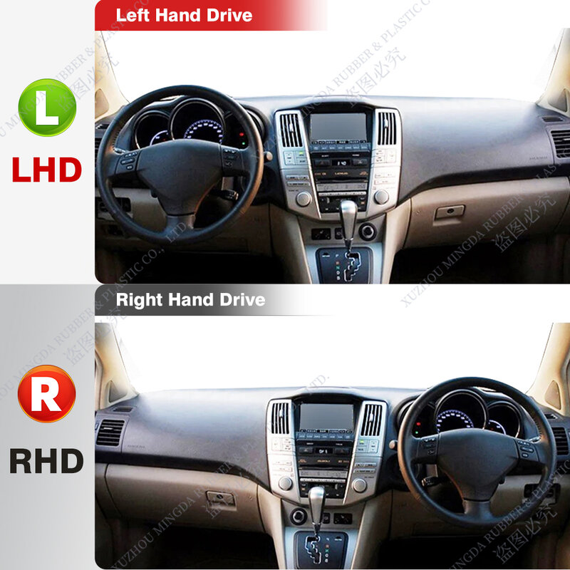 Car Dashboard Cover For Lexus RX RX300 RX330 RX350 2004-2009 05 06 07 08 Toyota Harrier XU30 2004-2013 Dash Mat Car Accessories