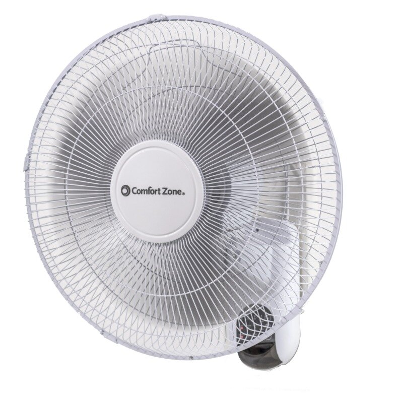 16" 3-Speed Oscillating Wall Fan  White