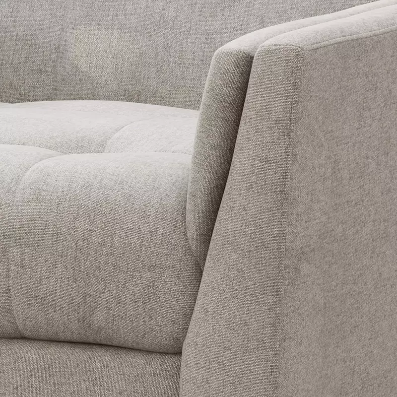 Fauteuil en tissu moderne du milieu du siècle, brochure et tissu, lin, chaise de salon, adapté au salon et à la chambre à coucher