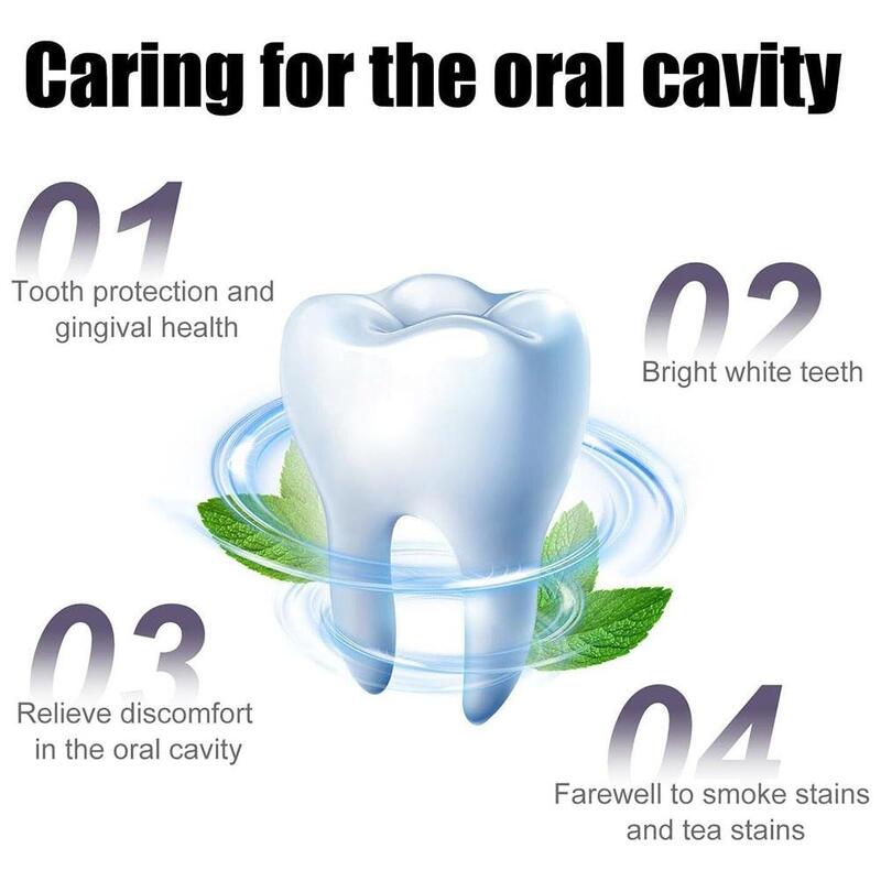 MIYANXI-pasta de dientes blanqueadora, polvo blanqueador de dientes, 50g, polvo probiatico activado para higiene bucal A4N4