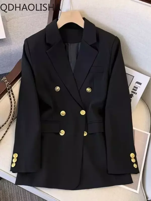 Best-S 50USD kurtki damskie wiosenny i jesienny nowy w jednolitym kolorze z długim rękawem dopasowany kołnierz Slim Fit modne luźny kombinezon Sl
