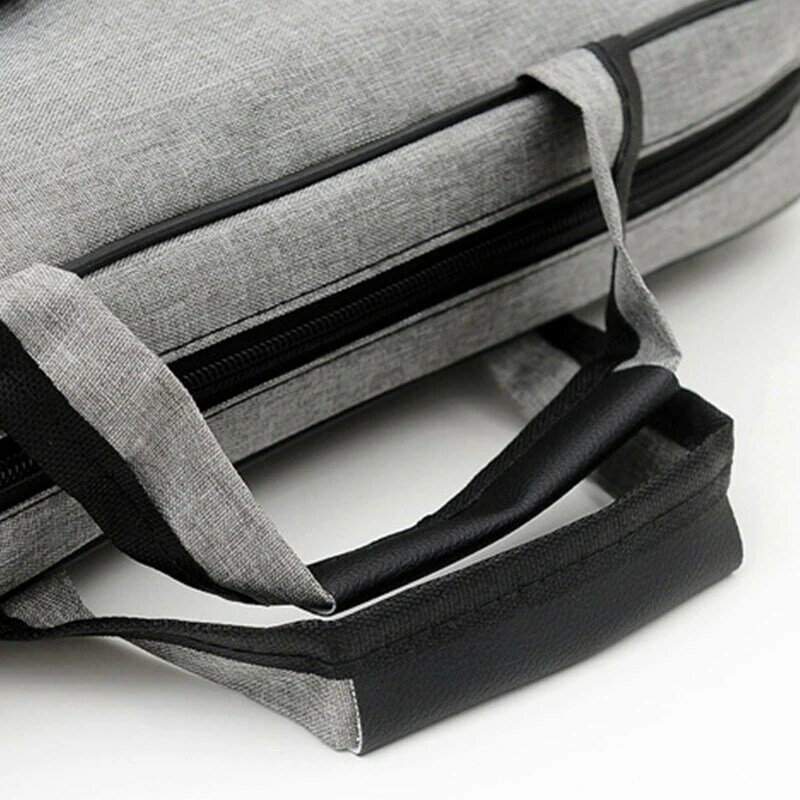 Bolsa para laptop, bolsa protetora ombro para transporte computador 15.6 17 polegadas, bolsa à prova choque