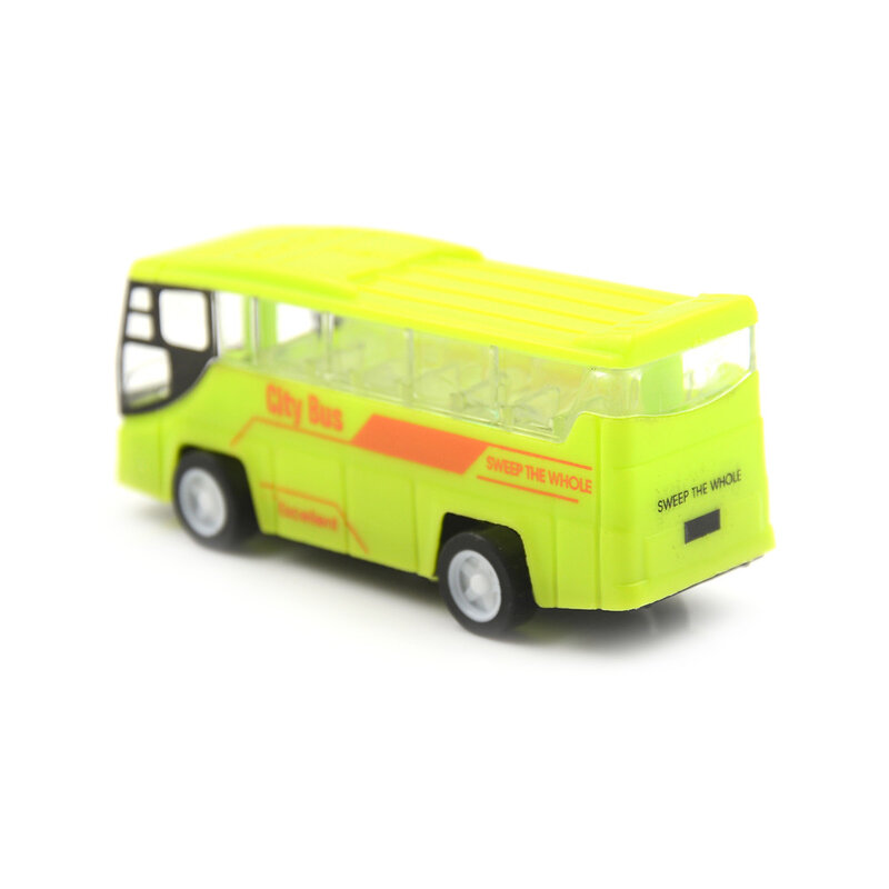 School Bus Miniature โมเดลรถยนต์ของเล่นเพื่อการศึกษาเด็กพลาสติกของเล่นสำหรับของขวัญเด็ก