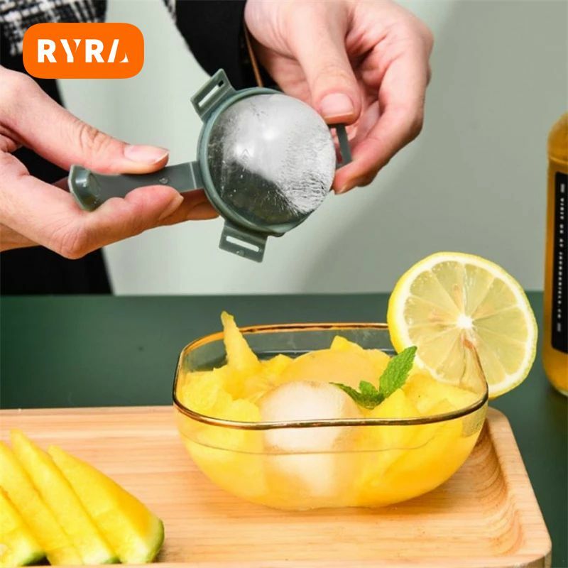 Ice Maker Mold Whiskey Ice Hockey Mould 5cm Round Ice Mould For Ice Shape Cocktail Use Sphere Plastic Large Kitchen Gadget