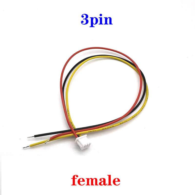 Connecteur de fil à 2 broches JST1.25, JST PH1.25 mm, prise mâle 2P 600, développements de batterie, longueur de borne de câble 15 cm, 20cm, 1-5 pièces