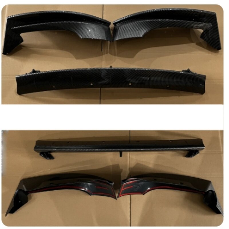 Kit de pala de labio delantero de parachoques delantero, Compatible con Tesla Model 3/Y 2017-2023,Sedan Body Spoiler Splitter kit Accesorios