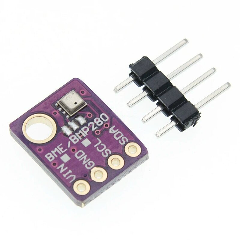 Sensor Digital de Pressão Barométrica, 3.3V BMP280, 5V, BME280, I2C, SPI, Módulo de Temperatura de Alta Precisão e Umidade, 3in 1