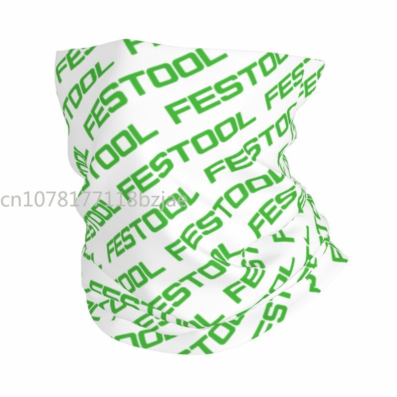 Festool Logo Bandana penghangat leher wanita pria musim dingin syal tabung Ski penutup wajah Gaiter