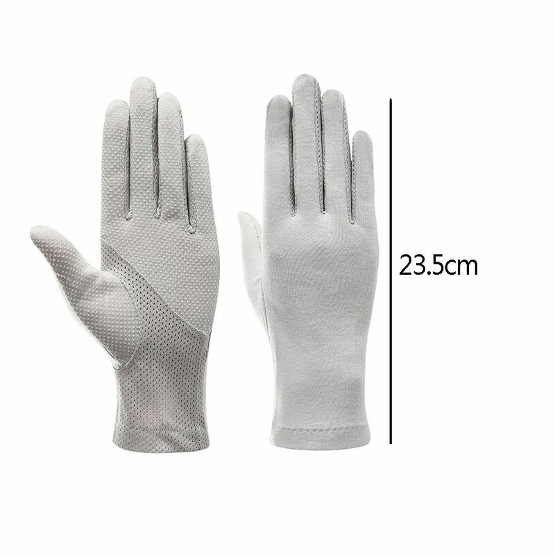 Ademende Touchscreen Anti-Uv Zonnebrandhandschoenen Rijden Handschoenen Wanten Vrouwen Handschoenen