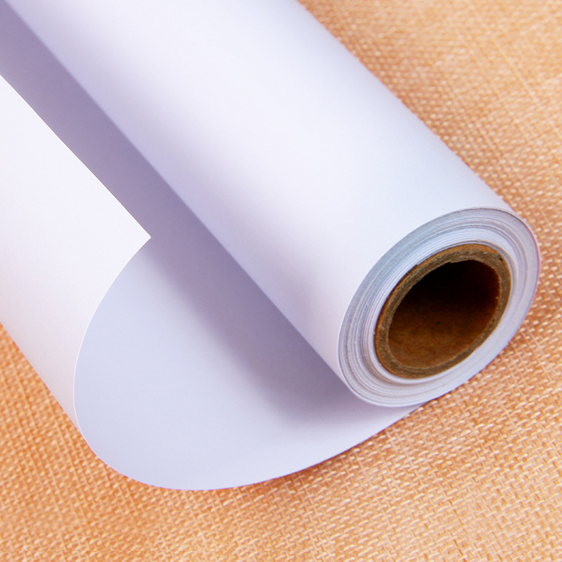 Rolka papieru kalkowego biały papier śladowy półprzezroczysty przezroczysty papier kreślarski do rysowania wzorów szkicowania artykuły rzemieślnicze (4.5m)