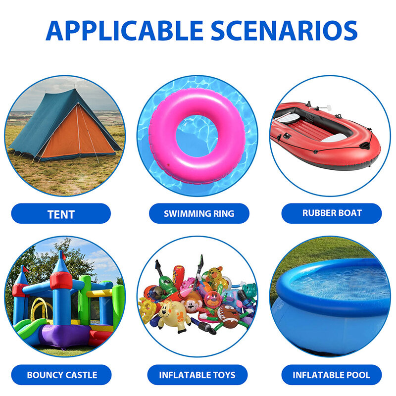Parche de reparación de flotador de natación, pegamento sellador de PVC para juguetes inflables, piscinas, cama de aire, accesorios adhesivos para bote, 1 unidad