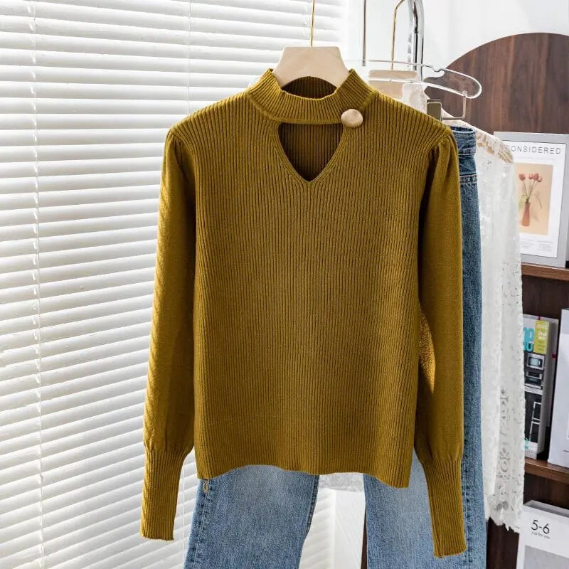 女性用ニットカシミヤセーター,ルーズフィットセーター,単色,春と秋のセーター,新しいファッション,2023
