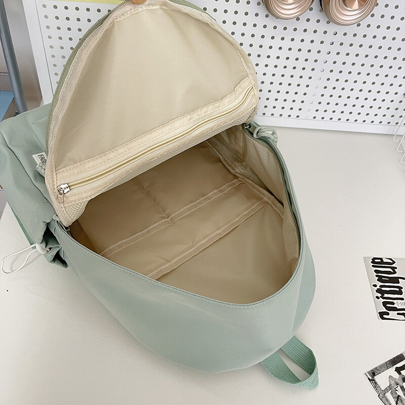 Милый школьный рюкзак для девочек, вместительный дорожный ранец для старших классов, удобная милая маленькая сумка