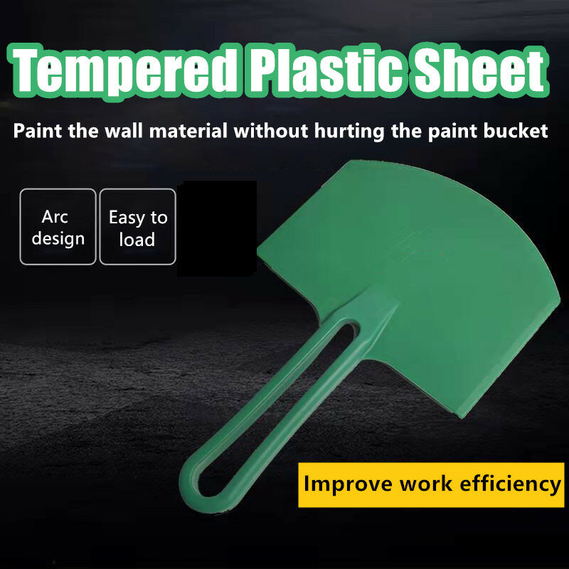 Curved Plastic Putty Knife Flexible Paint Scraper Tool for Decal Wallpaper Baking Wall Car Putty Spackling Patching Painting