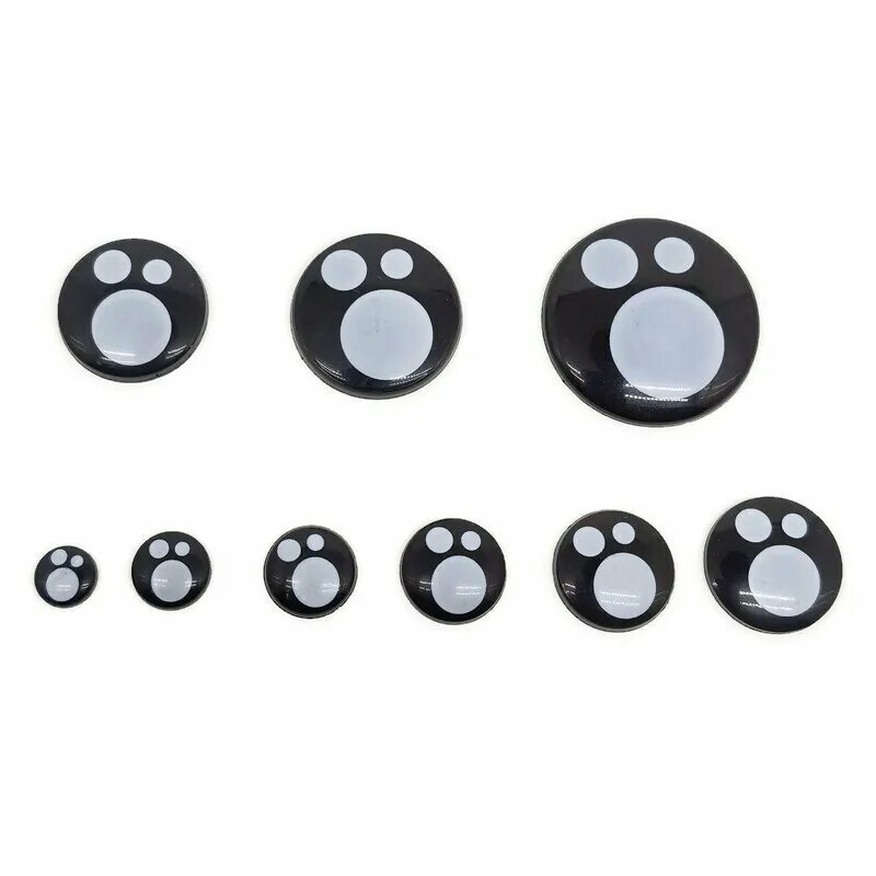 100 sztuk / pudełko 8-16 mm Oczy lalek Kreskówkowe oczy bezpieczeństwa dla ręcznie robionych oczu Amigurumi Lalka dla niedźwiedzia Wypchane zabawki Akcesoria dla lalek