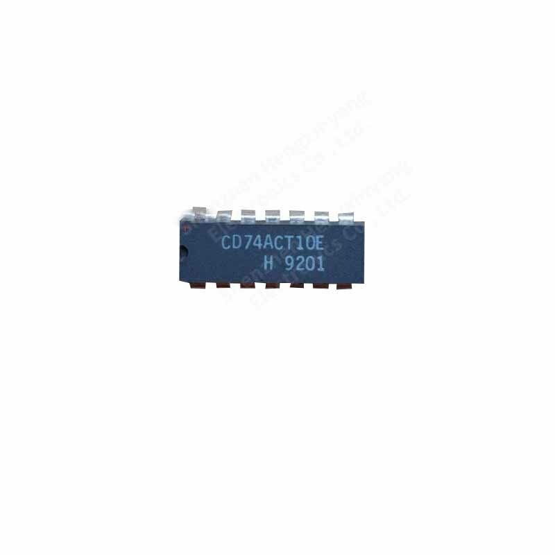 5PCS  CD74ACT10E package CDDIP-14 logic gate chip