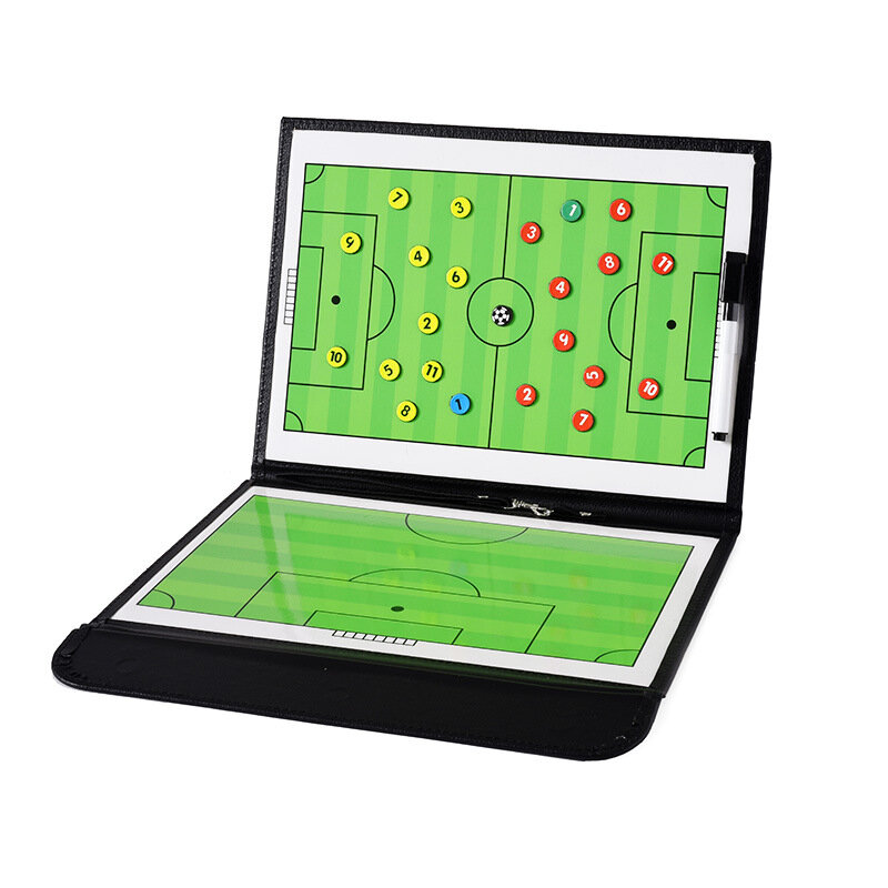 54cm składana tablica taktyczna taktyka magnetyczna trenowanie piłki nożnej trener taktyczna deska mecz piłki nożnej do grania w piłkę nożną taktyka schowek na gorąco