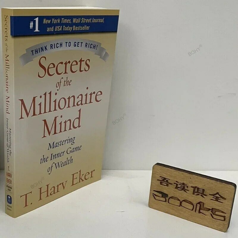 Sekrety milionerów Umysł: Oznaczenie wewnętrznej gry bogactwa autorstwa T. Harv Eker Książki finansowe w języku angielskim w miękkiej oprawie