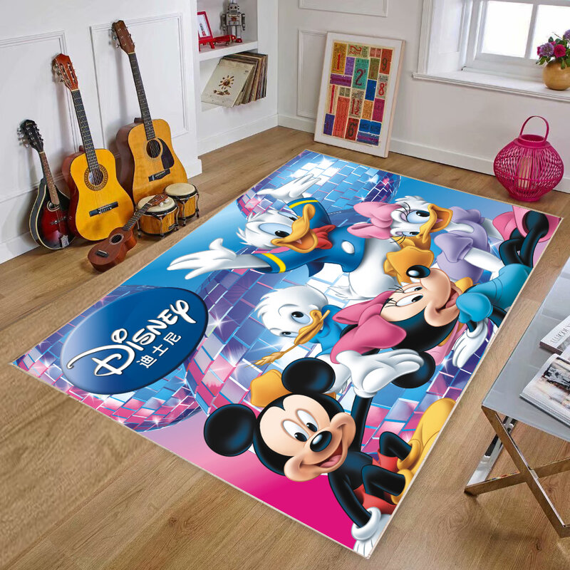 Толстый детский игровой коврик Disney с Микки и Минни для ползания, детский коврик, ковер для гостиной, домашний декор