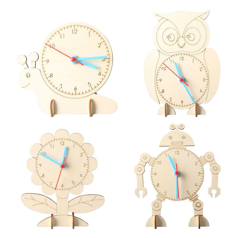 DIY Clock Model Science Experiment Kits for Kids Beginners Teaching Props