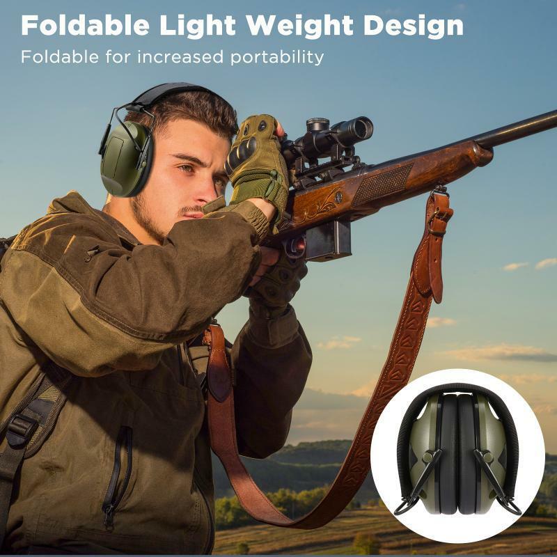 Smart Noise-Cancelling and Soundproof Earmuffs Shooting Tactical Pickup Noise-Blocking Headphones
