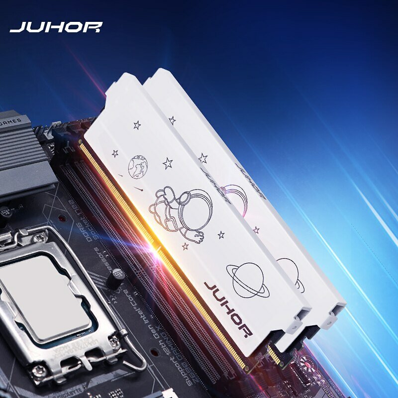JUHOR DDR4 8GB 16GB 3200MHz 3600MHz 16 GBX2 8 GBX2 Nowe Dimm XMP2.0 Desktop Gaming Memoria Rams Granulki Samsunga