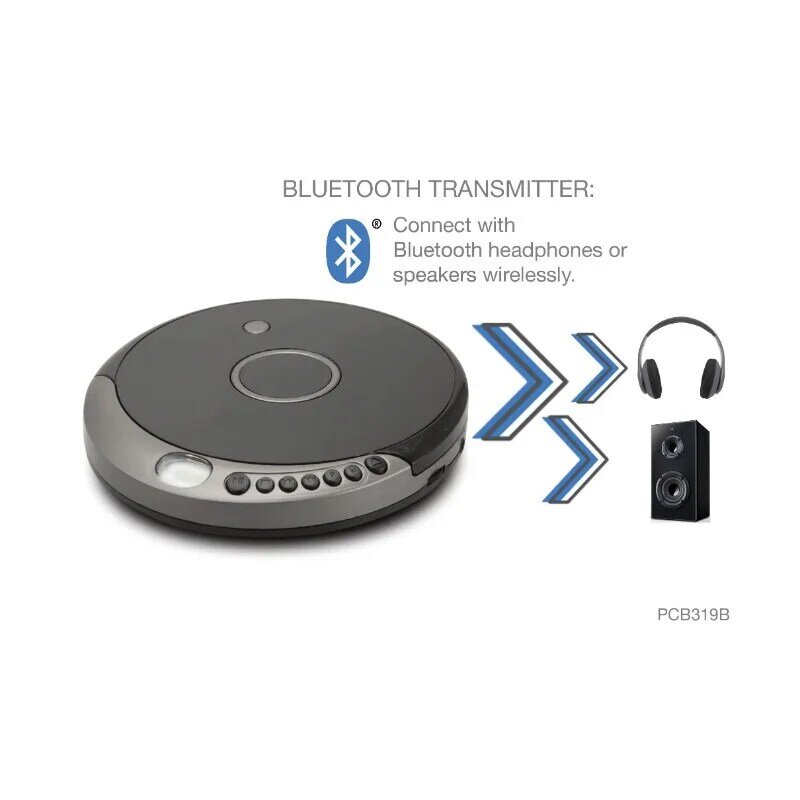 GPX CD/pemutar MP3 dengan Bluetooth (PCB319B)