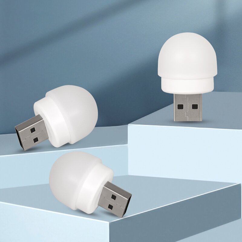 Lampu Bulat Baru Lampu LED USB Daya Ponsel Komputer untuk Taman Kanak-kanak Sekolah