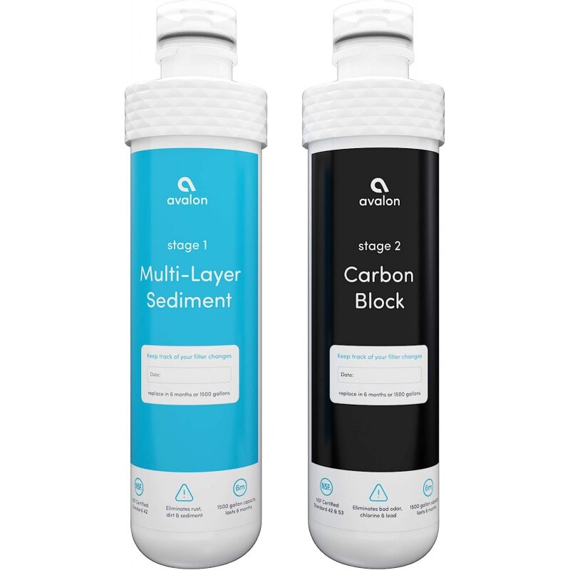 Avalon a5blk selbst reinigender flaschen loser wasserkühler spender, ul, nsf zertifizierte filter, schwarzer edelstahl, in voller größe